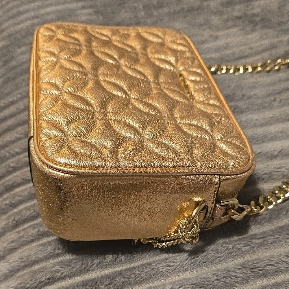 Michael Kors Metallic Rose Crossbody Bag - Picture 10 of 16